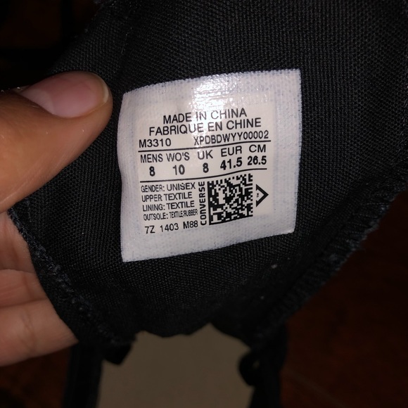 black high top converse - Picture 4 of 4